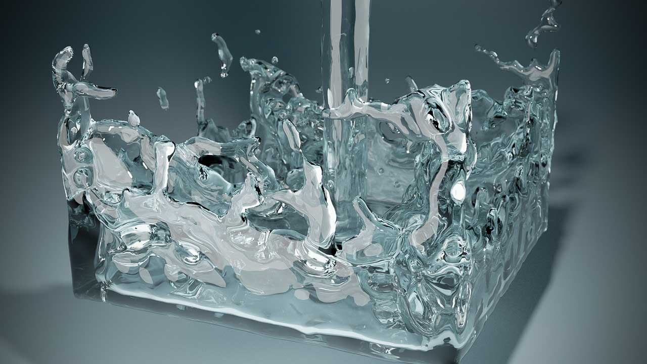 CGI Image - 3D Simulation of Fluids