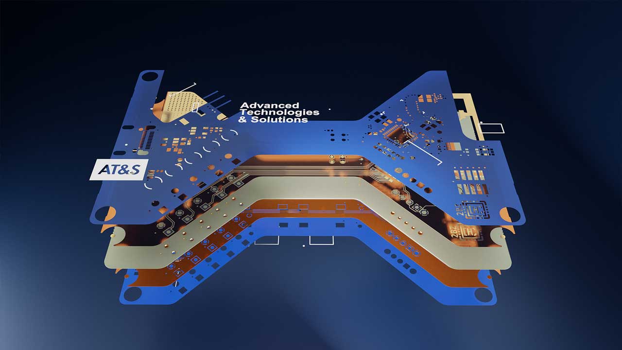 CGI Image - Digital Twin of a PCB in exploded view